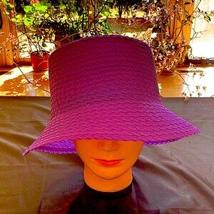 📣LAST ONE‼️Vibrant Polyester Purple Bucket Hat
